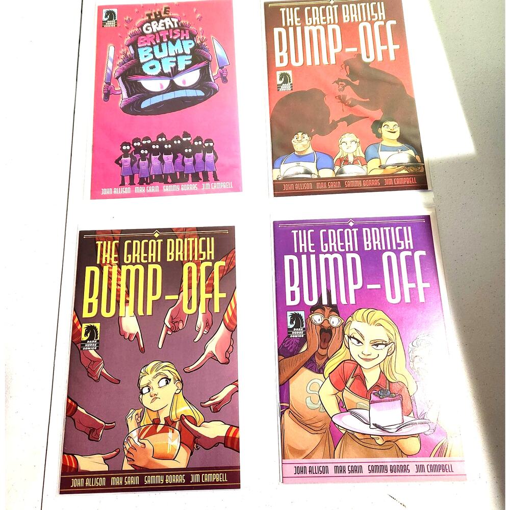 The Great British Bump-Off 4 Comic Series Dark Horse (2023) Satirical Fun